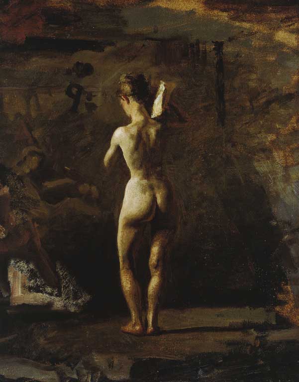 Thomas Eakins Study for William Rush Carving His Allegorical Figure of the Schuylkill River